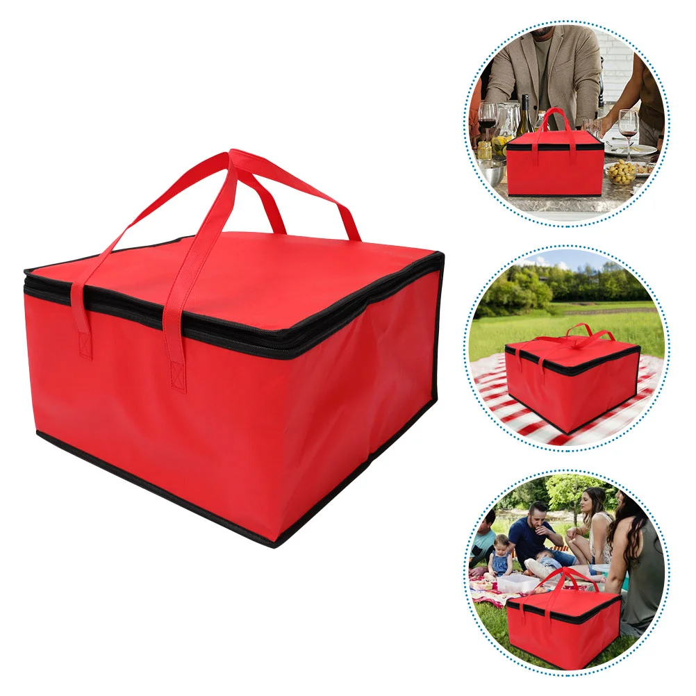 

Bag Insulated Deliverybags Pizza Grocery Tote Picnic Cooler Carrier Insulationcake Thermal Reusable Oole Lunch Portable Shopping
