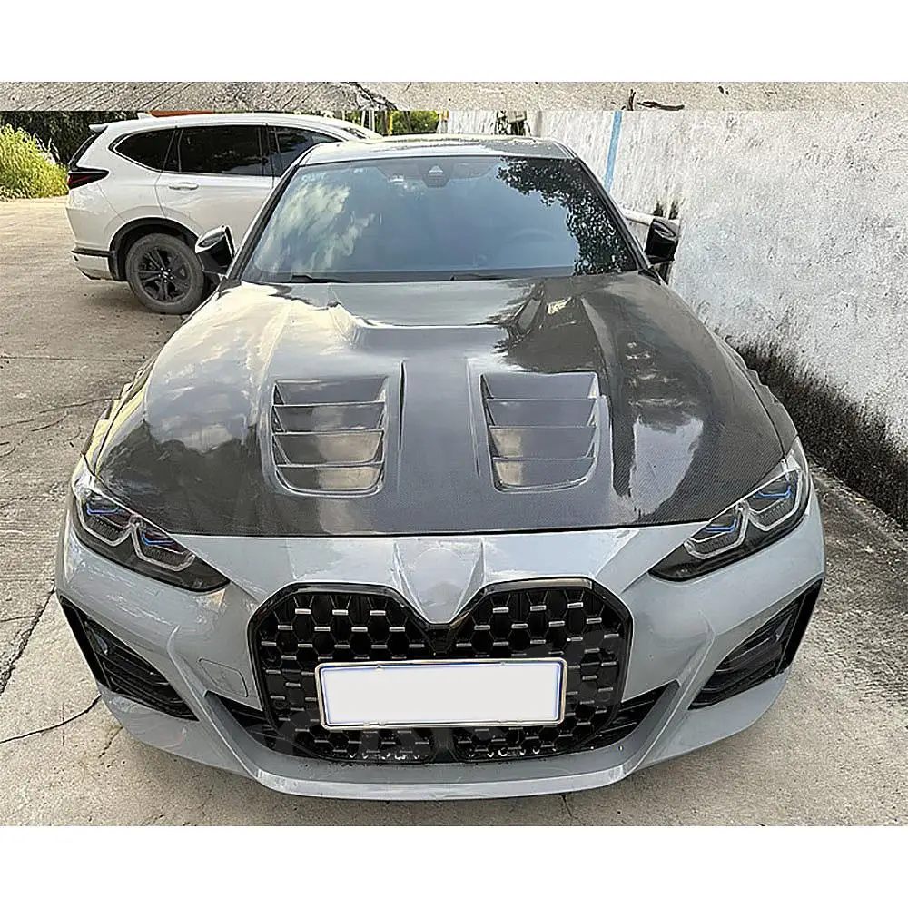 Передний бампер капот двигателя крышка капота из углеродного волокна для BMW 3 4