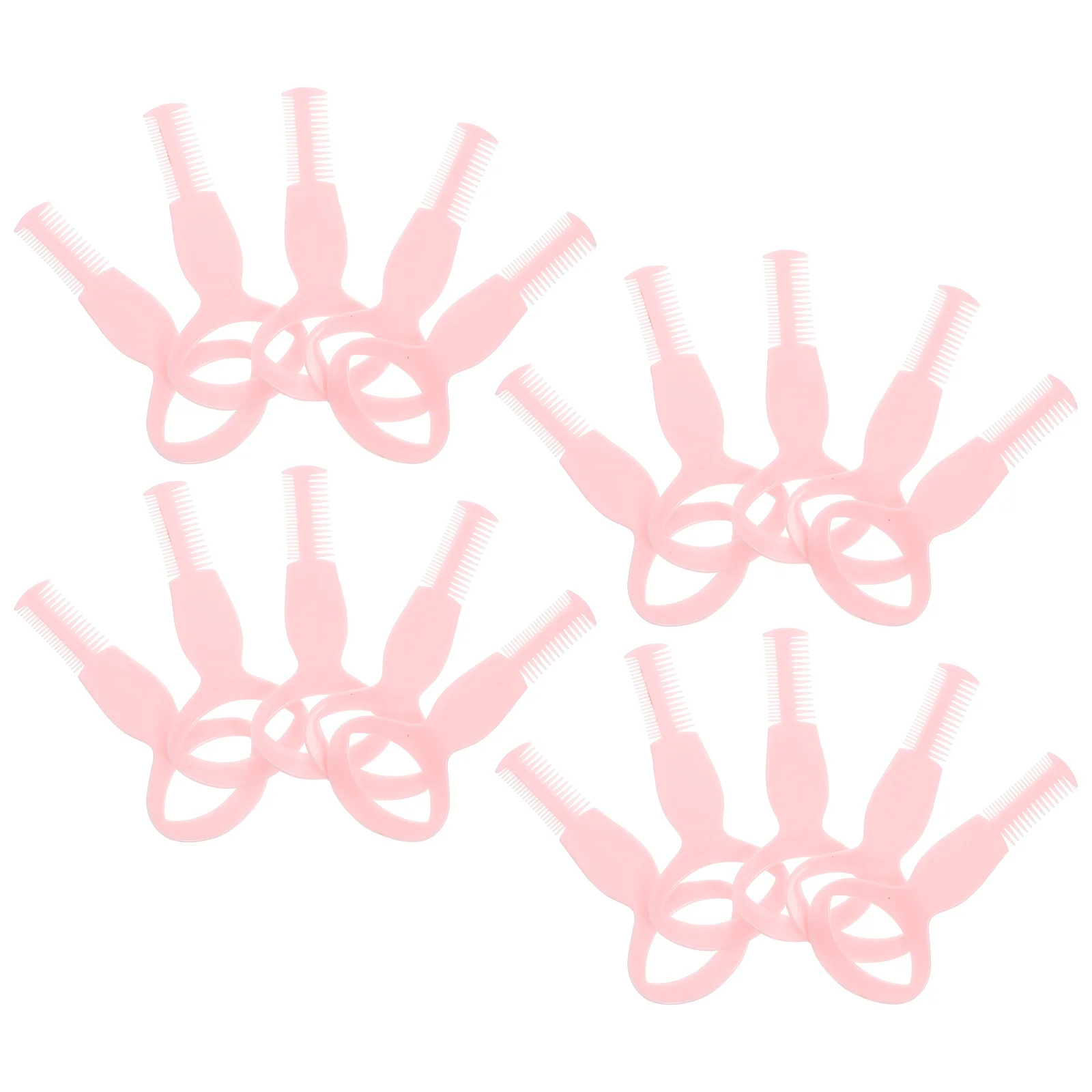 

20pcs Mascara Shield Applicator Eyelash Brushes Plastics Eyelash Guard Portable Eye Lash Applicator for Tinting Angled