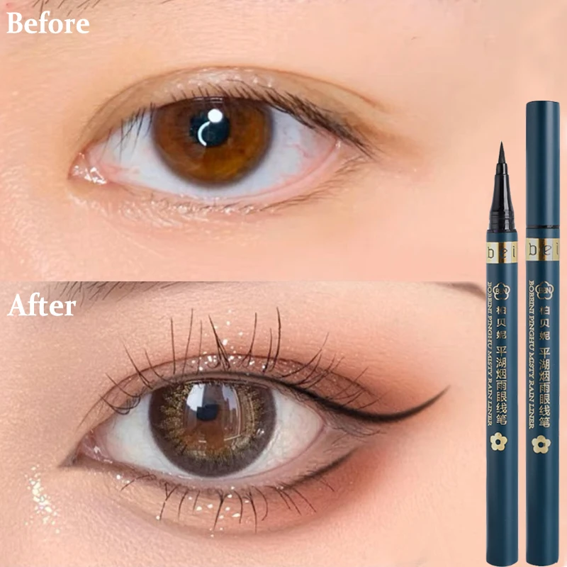 

Waterproof Colorful Eyeliner Pen Sweat-proof Liquid Eye Liner Beauty Long-lasting Matte Smooth Black Brown Eyeline Makeup Tools