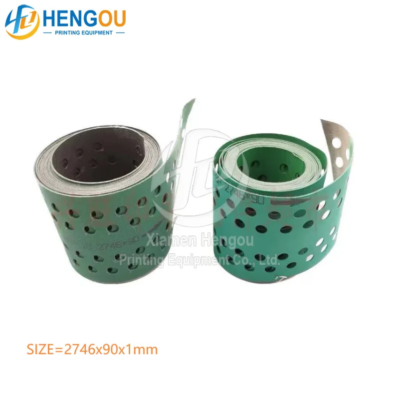

1 piece 2746x90x1mm Komori L40 printing machine imported paper feeding belt air suction belt