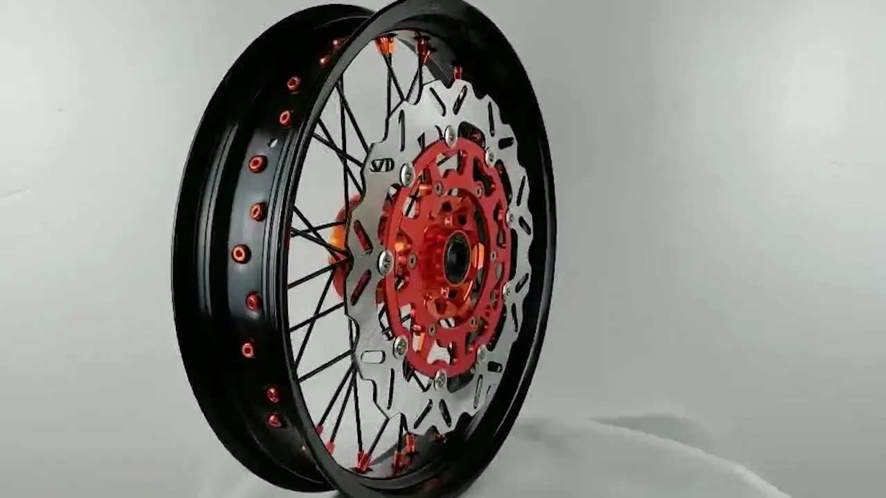 

17 дюймов CNC алюминиевый сплав мотоциклетные обода supermoto для SXF 250 450