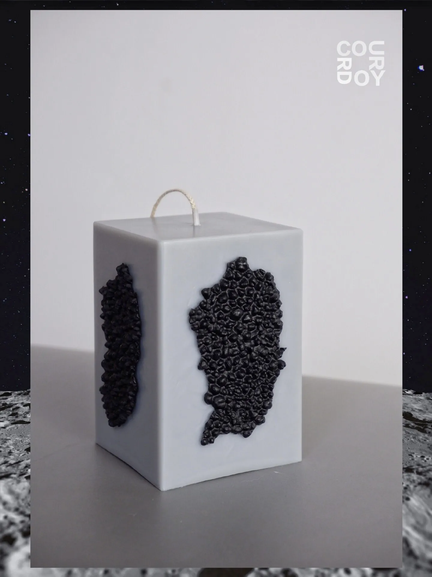 CORDEROY Черно-белая серая серия 2024 ароматерапевтические свечи ручной работы