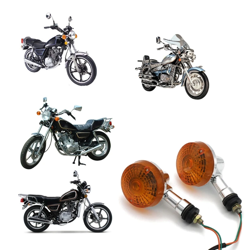 

Универсальный указатель поворота для мотоцикла, 12 В, Для GN125 HJ125 Suzuki, светодиодный индикатор поворота, 2 шт.