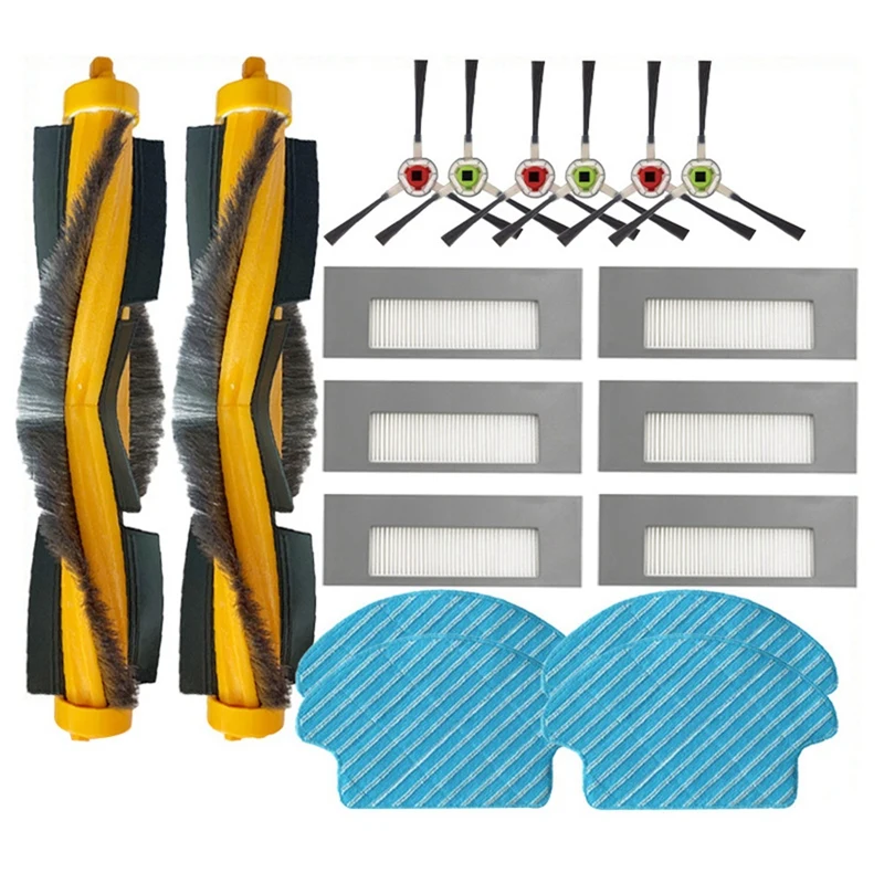 

Robotic Vacuum Cleaner Main Side Brush Hepa Filter Mop Cloth Rag Replacement Spare Kit For Ecovacs Debot DE55 DE53 DE35