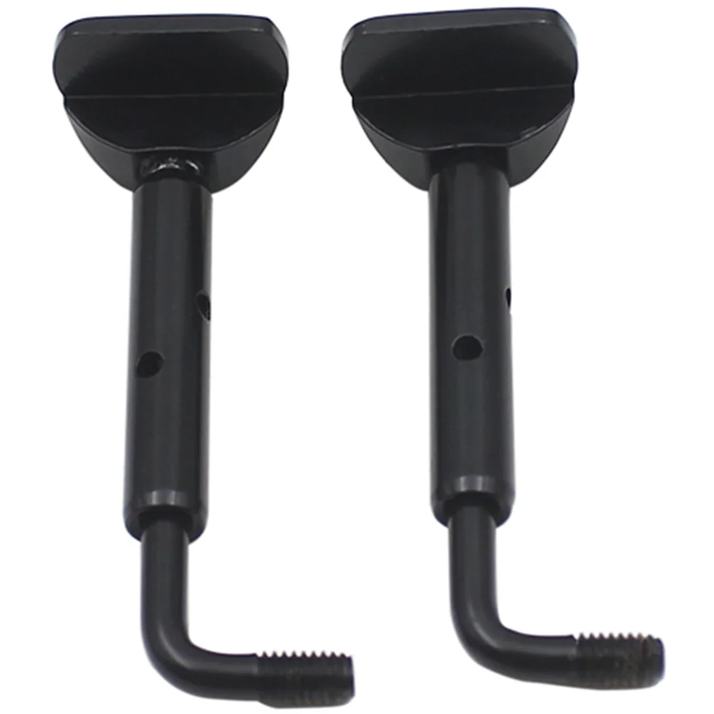 

2 Pcs Violin Replacement Parts Cheek Rest Clamp Accessories 4/4 Clamps Chin Screws