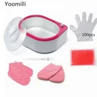 Парафиновый нагреватель для рук, ног, ванна, восковой подогреватель, салон красоты, спа, воск для ухода за кожей, аппарат с перчатками, пинетками