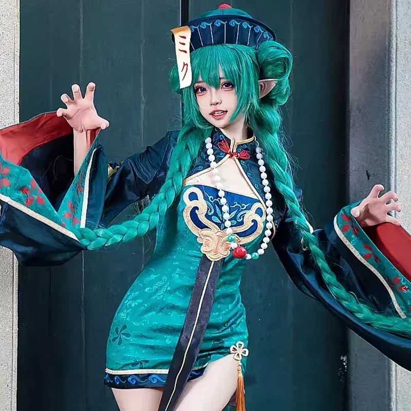 Аниме Мику Зомби Косплей Костюм Маленький Дьявол Лолита Платье Вампир Каваи