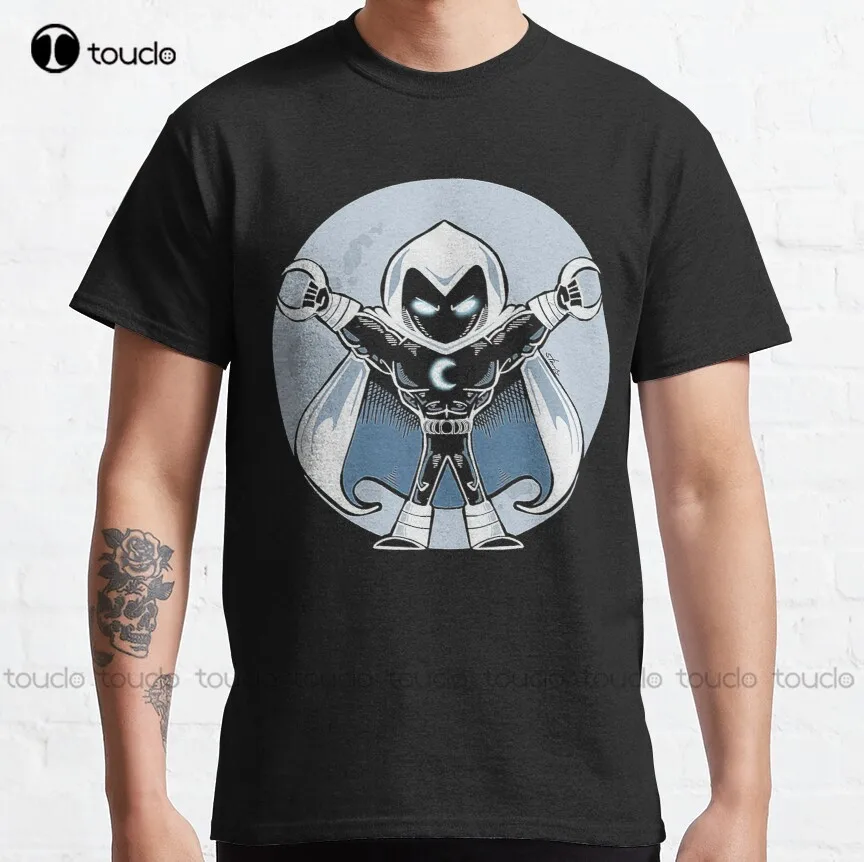 

Mo-On Kni-Ght Classic T-Shirt Moonknight Mens Tshirt Fashion Creative Leisure Funny Harajuku T-Shirt Digital Printing Tee Shirt