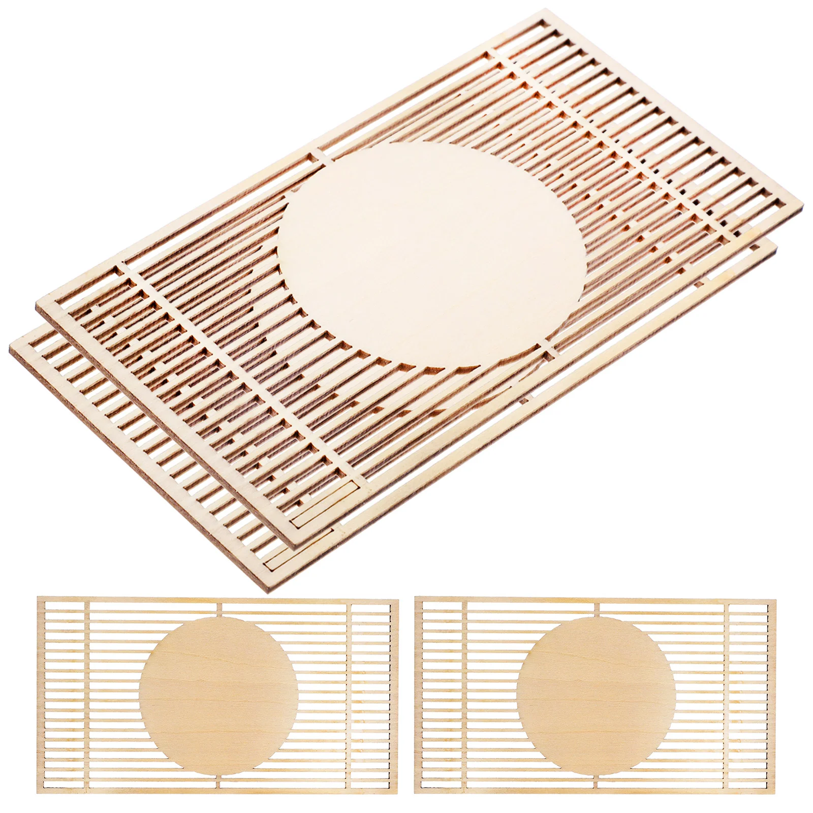 

4 Pcs Miniature Screen Accessories Ornamental House Outdoor Furniture Kids Dolls Funny Decor Model Toy Children