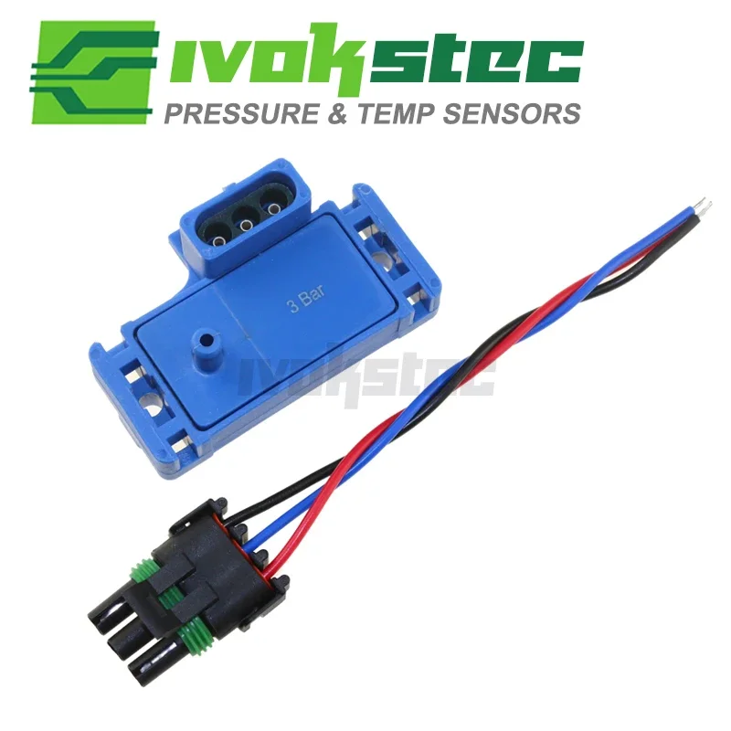 Датчик турбо-карты 3 бар абсолютного давления в коллекторе для Chevy Chevrolet GMC Pontiac Buick