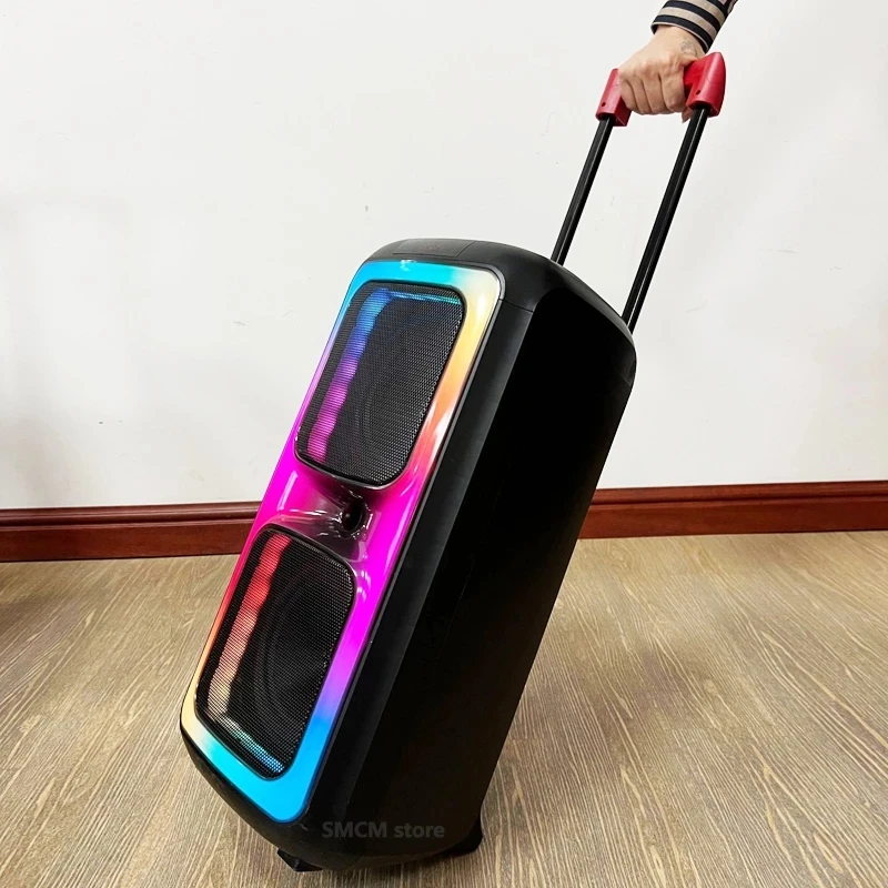 Уличная Bluetooth-Колонка на колесиках, 6000 Вт, 8 дюймов, 40 Вт ...