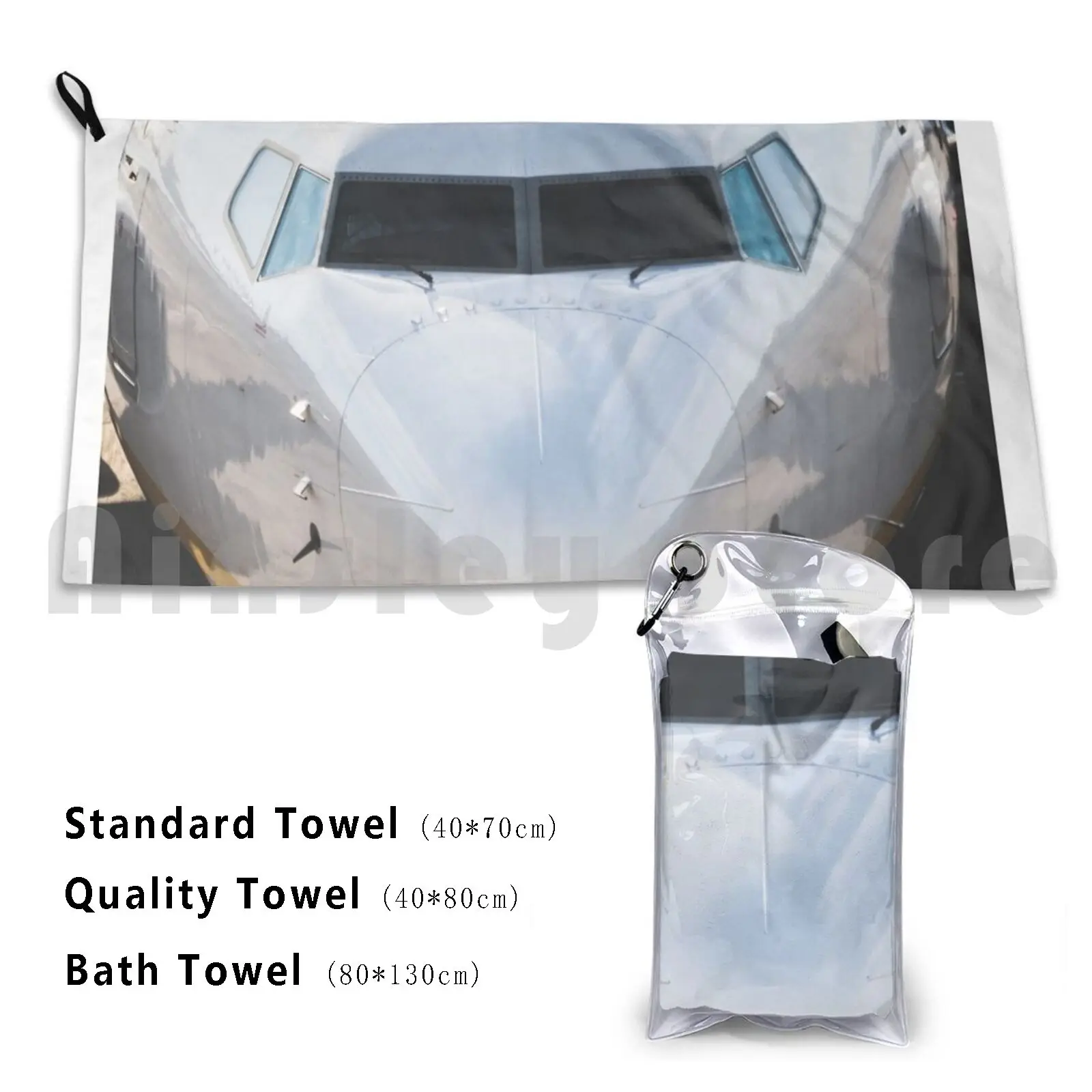 Boeing 737 Front Nose Profile Bath Towel Beach Cushion Aviation Boeing Pilot Airplane Flight Flying Airport Plane