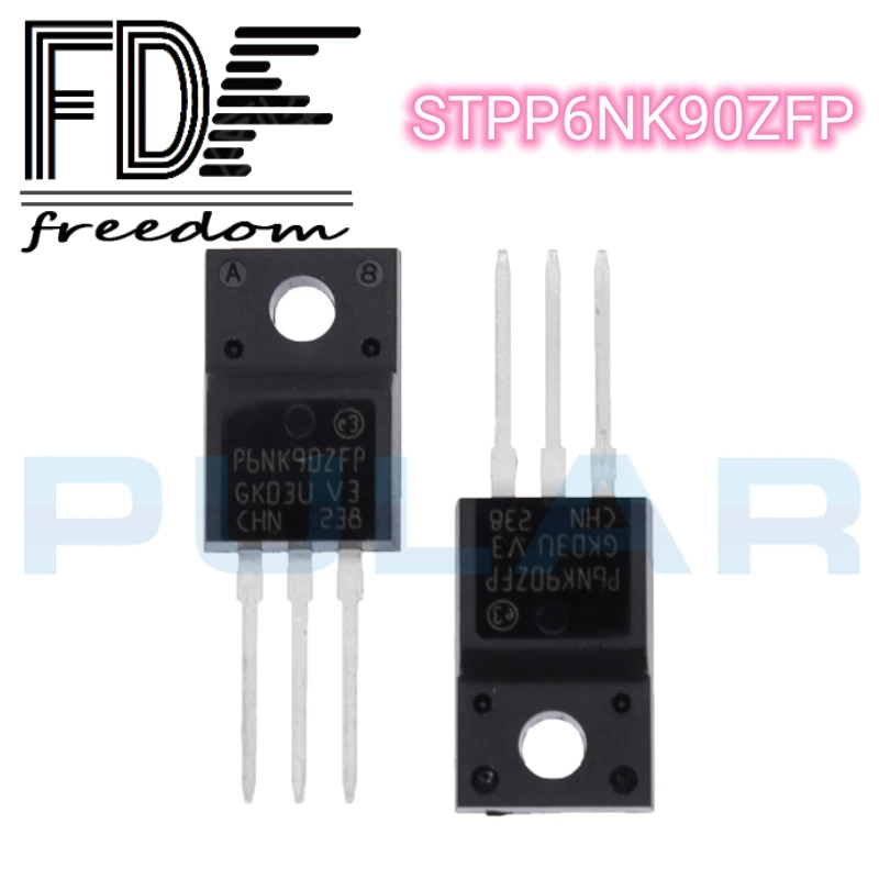Оригинальный переключатель P6NK90Z P6NK90ZFP 6A 900 в STP6NK90ZFP TO-220 1 шт.