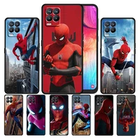 marvel hero spiderman hot for oppo realme gt neo master edition 9i 8 7 pro c21s narzo 30 tpu soft silicone black phone capacase