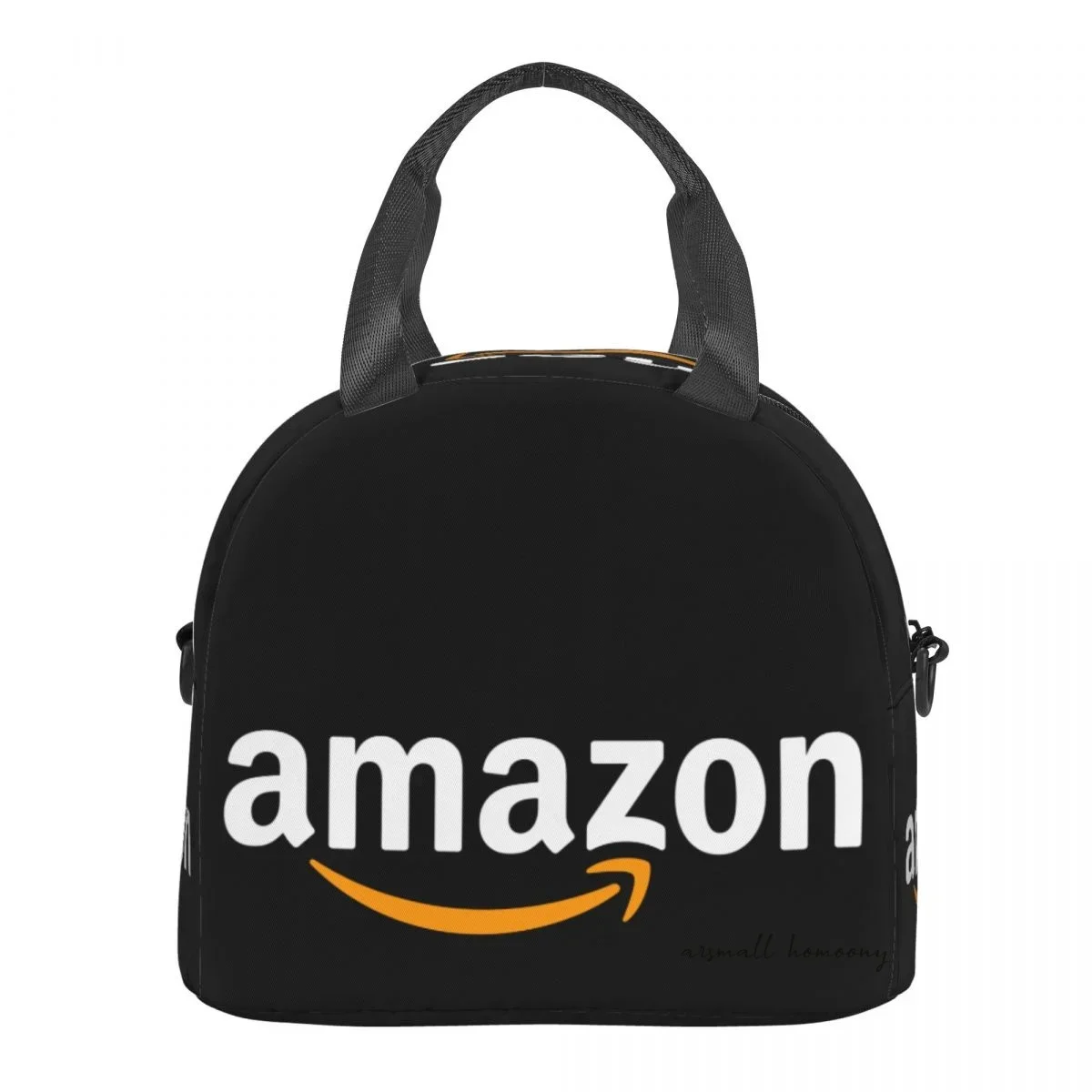 Сумка для ланча с логотипом Amazon женщин портативная термоизолированная коробка