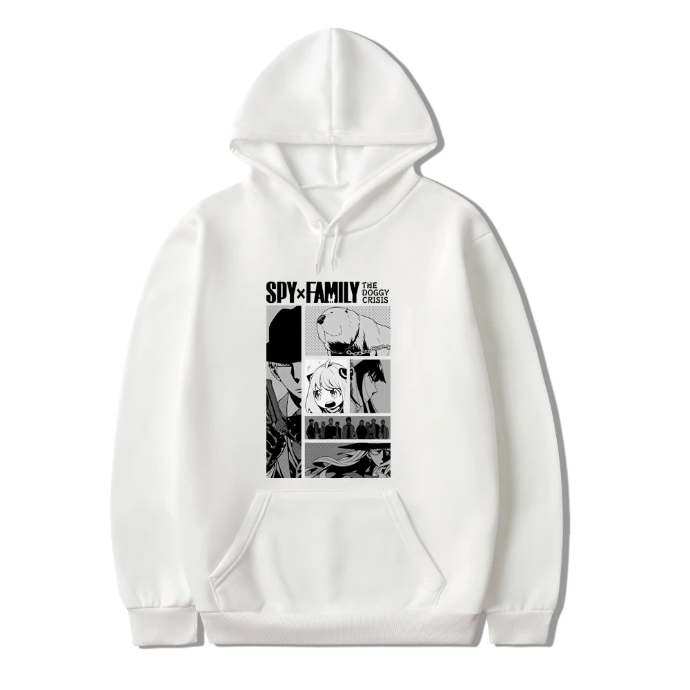 

Толстовка с капюшоном для мужчин и женщин, милый пуловер с длинным рукавом, Свитшот в стиле аниме 90-х, для шпионской семьи