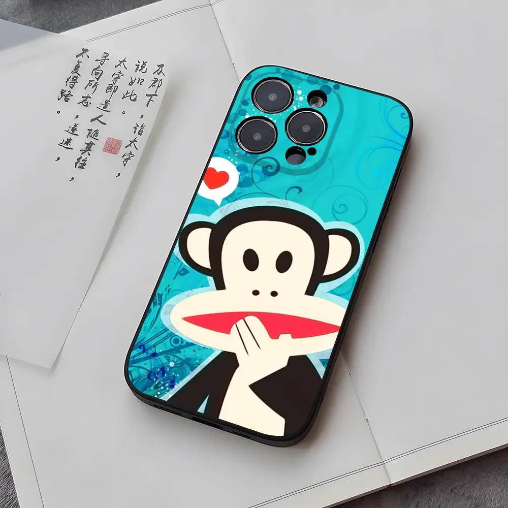 Фото Классический чехол для телефона с логотипом Paul Frank для iPhone 17, 16 Pro Max, 15, 11, 13, 14 Pro, Xs Max, Mini, Xr, X, 7 Plus №2