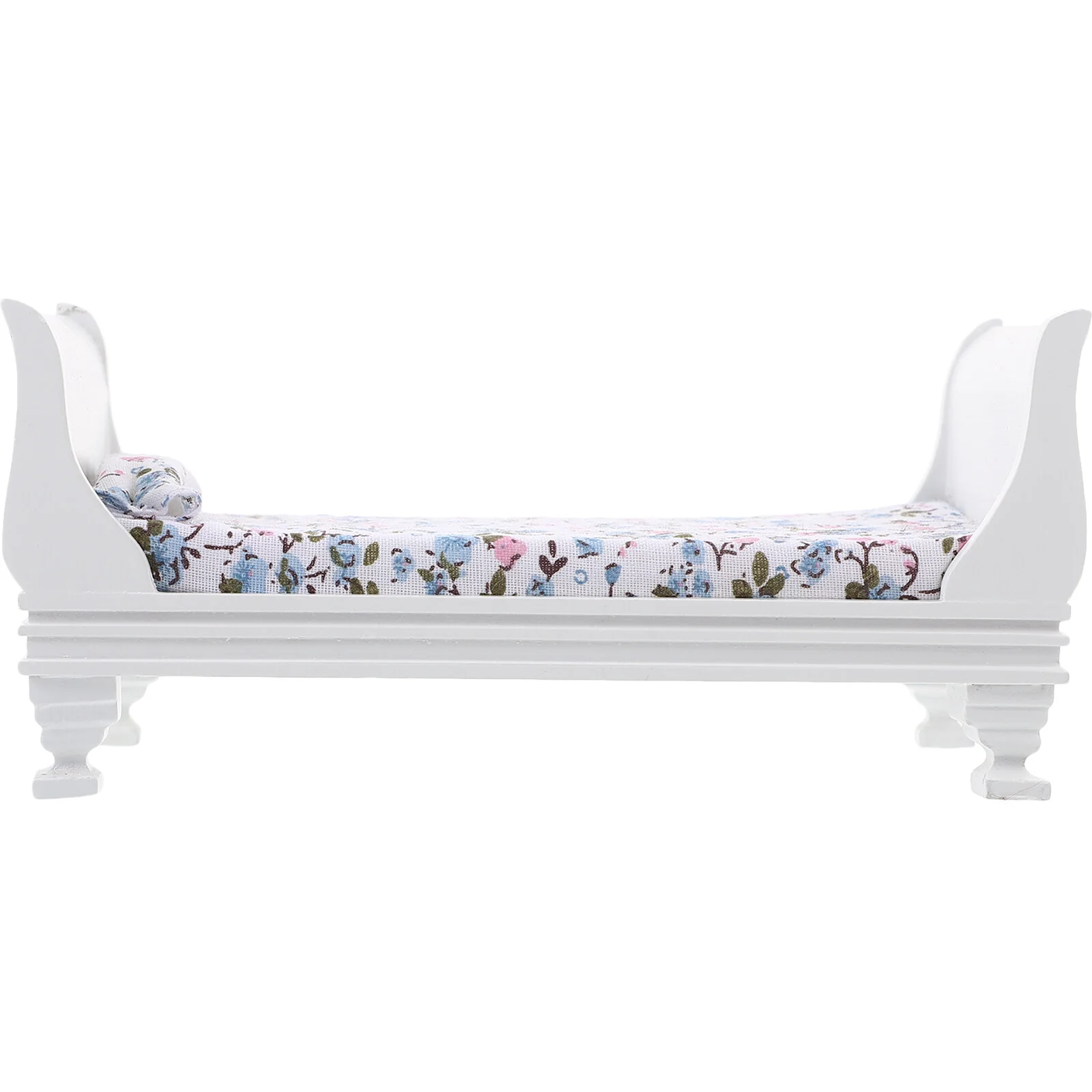 

Decorations Mini Furniture Model House Bed Tiny Single Models Miniature Wood