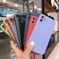 luxury liquid silicone case for iphone 13 12 11 pro max 12 mini cover for xs max x xr 7 8 plus 6s 6 shockproof protective cases