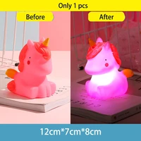 led night light baby room decoration bed tiger unicorn dinosaur toy bedroom decoration modeling light baby childrens toy gift