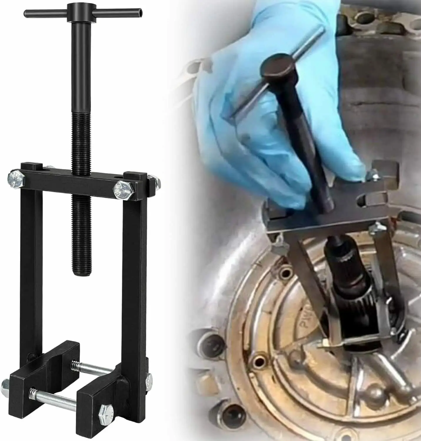 

Chuang Qian Transmission Pump Puller Tool for Ford C6, E4OD 4R100 Transmission Pumps 200/THM200-4R/350/400/ 4l60E/4l65E/4l75E