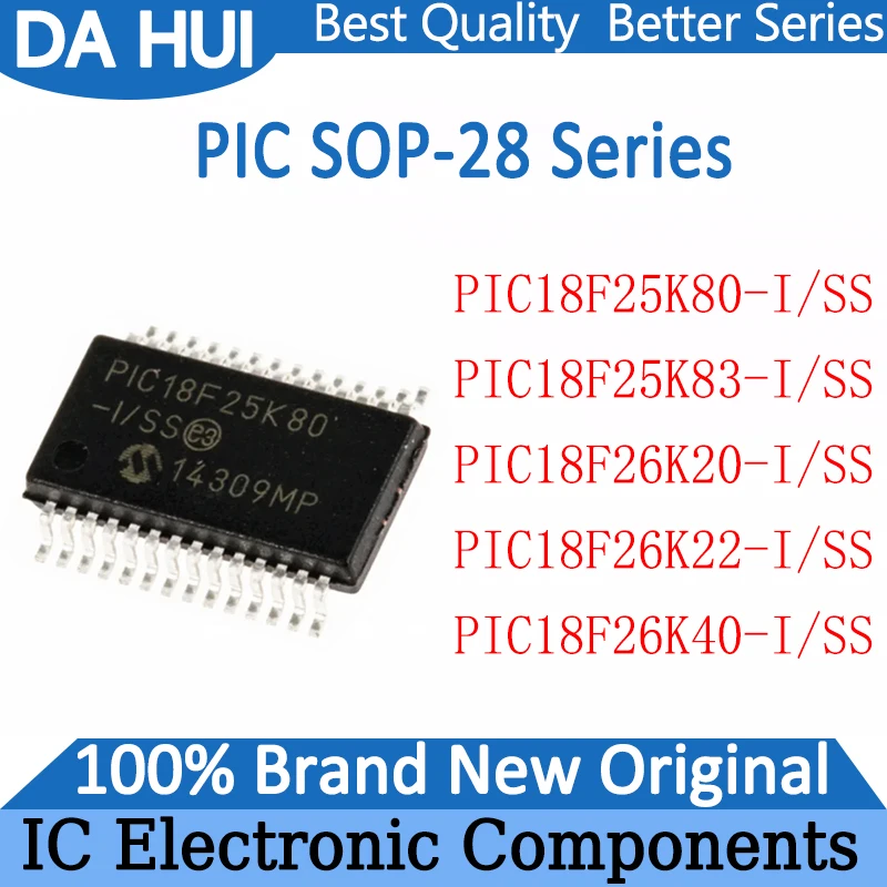 

PIC18F25K80-I SS PIC18F25K83-I SS PIC18F26K20-I SS PIC18F26K22-I SS PIC18F26K40-I SS PIC18F25K PIC18F26K PIC IC MCU Chip SOP-28