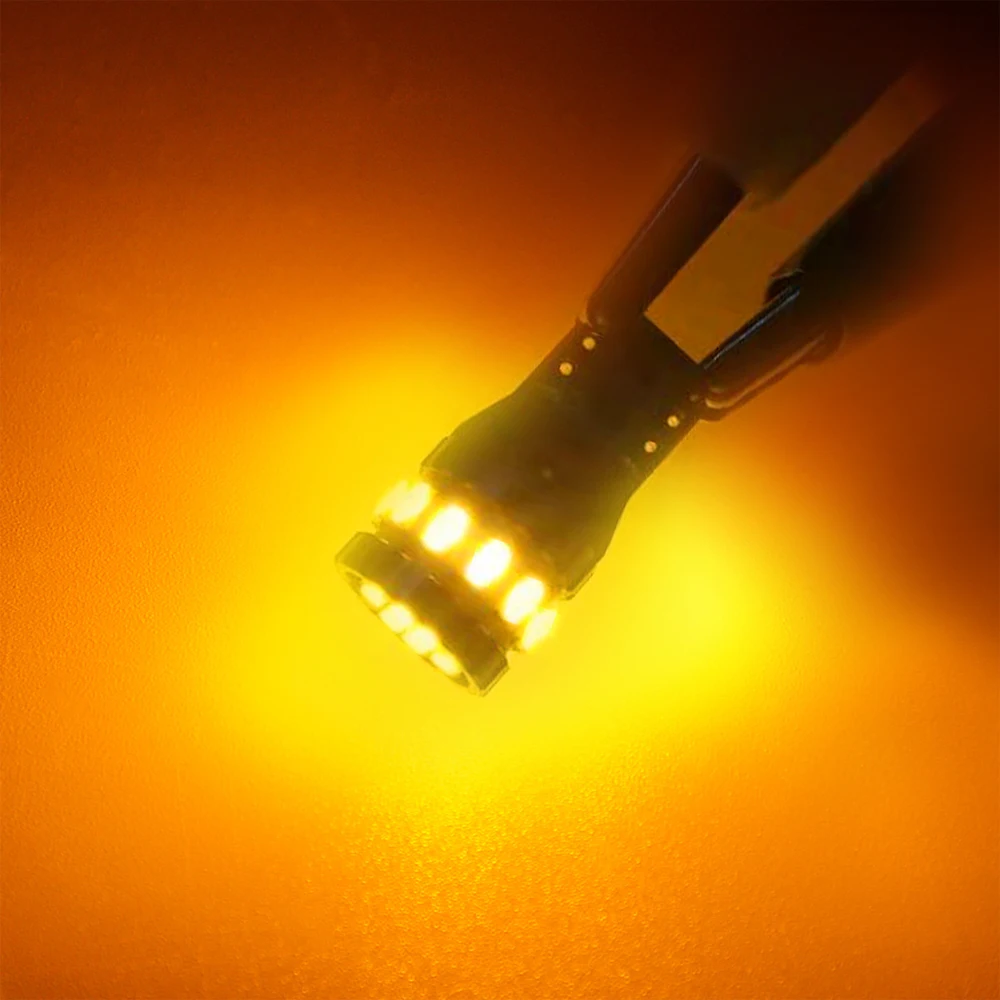 

2 шт. T10 W5W сверхъяркая купольная лампа для салона автомобиля для чтения габаритная лампа 168 194 лампа для парковки оранжевая