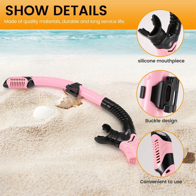 Сухая трубка для трубки легкое дыхание подводное плавание брызговик верхний