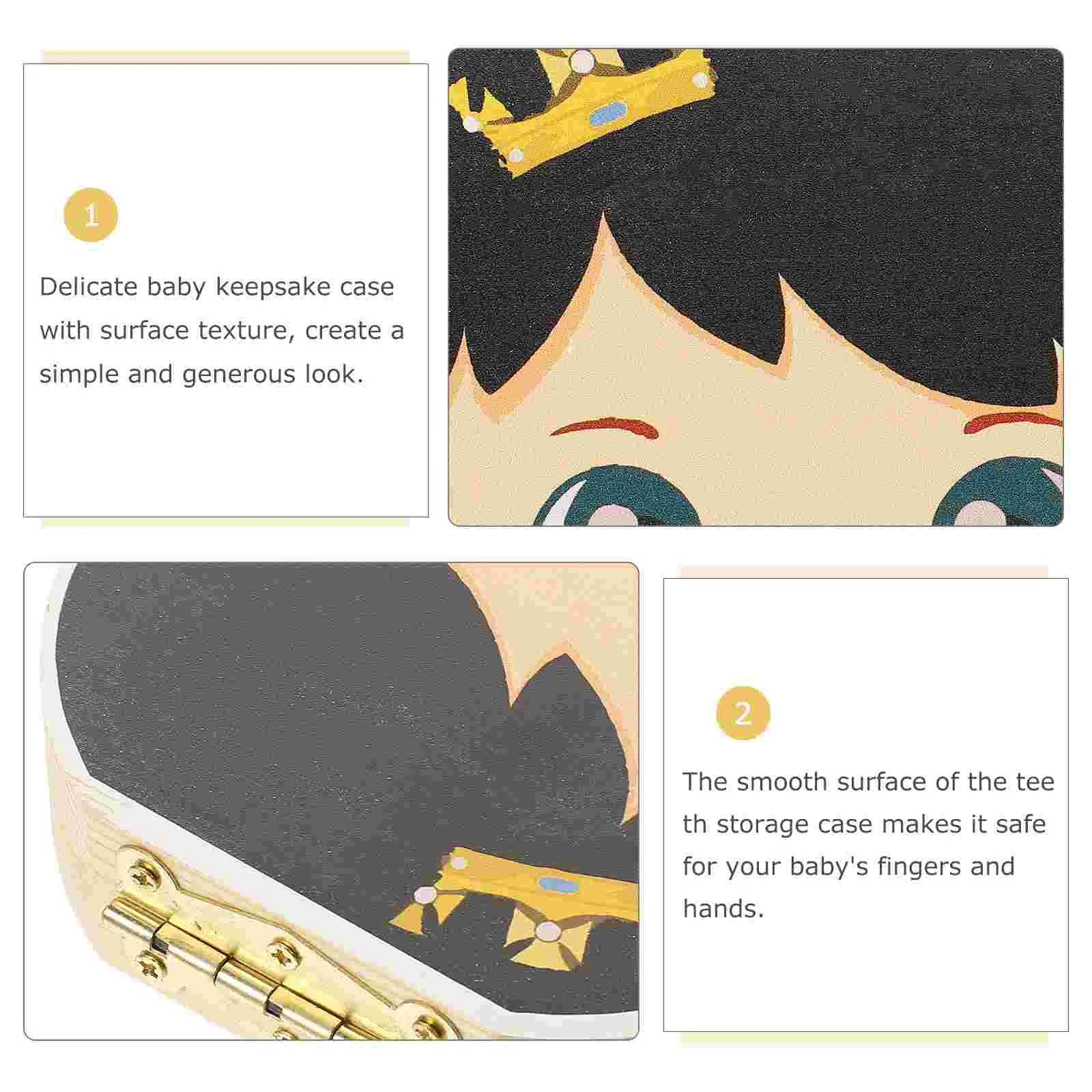 Коробка для хранения феи детский органайзер детских зубов чехол деревянный