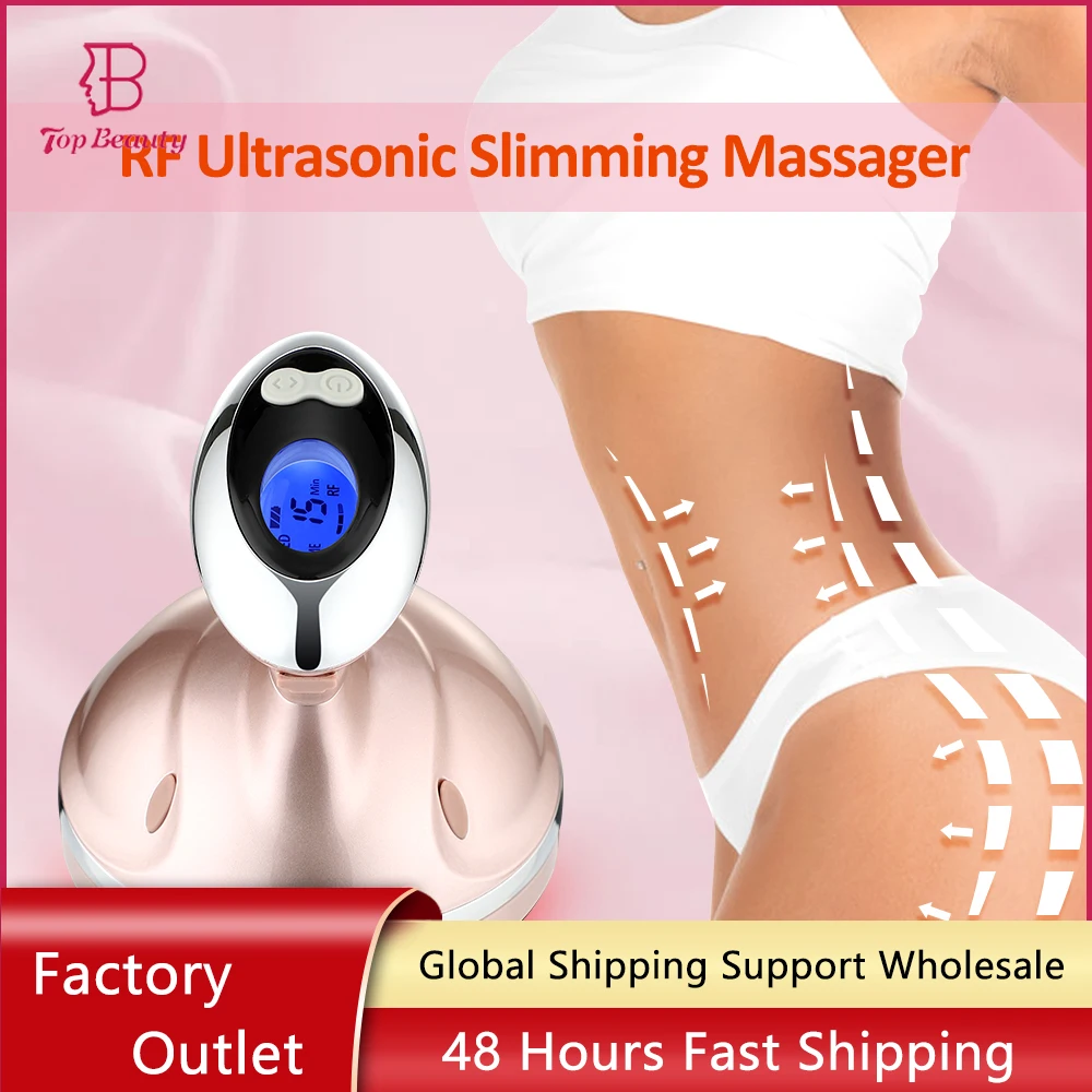 RF Ultrasonic Slimming Massager Body Shaping LED Fat Burner Anti Cellulite Firming Device Skin Tightening Weight Loss Machine