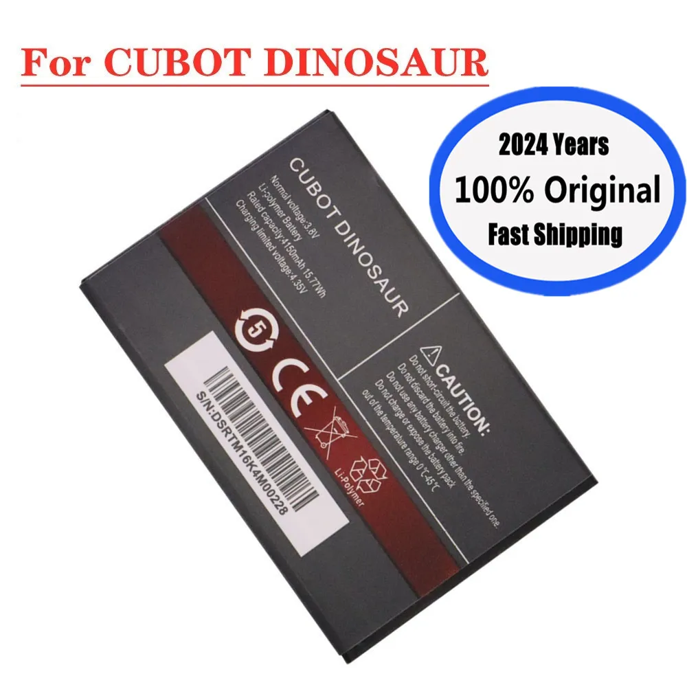 2024 год 4150 мАч новая 100% Оригинальная батарея для CUBOT Dinosaur мобильный телефон