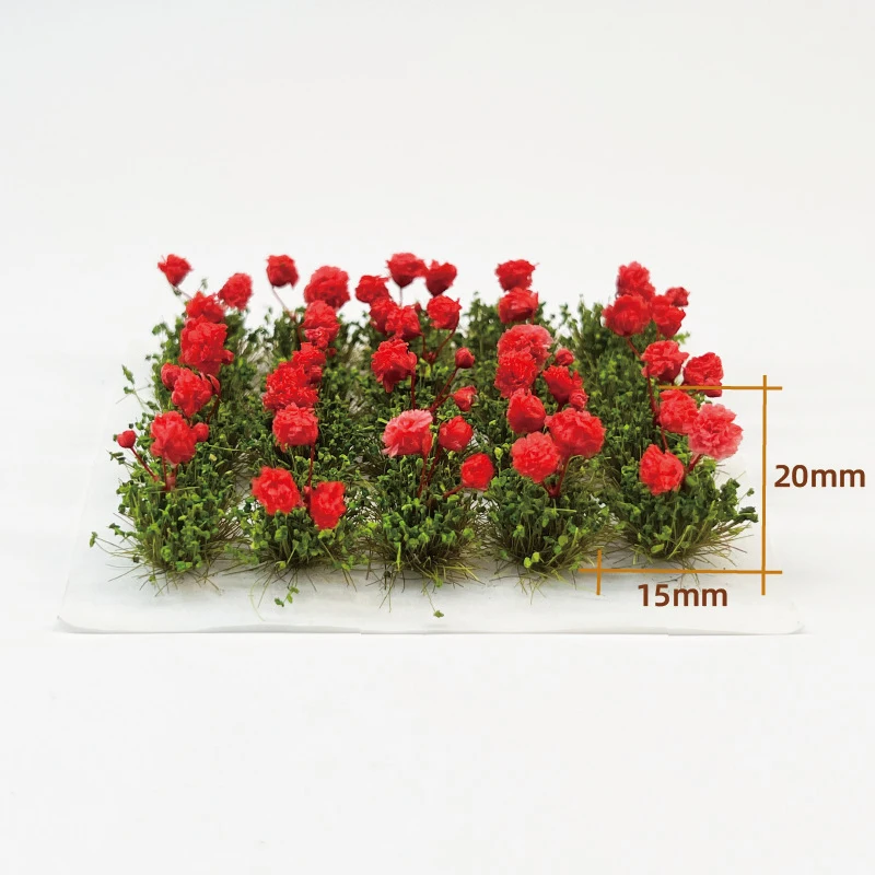 20 шт./коробка миниатюрные цветы игрушки имитация травы