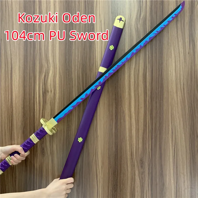 104 см меч китсу Ямато пурпурное оружие нож для резки призрака косплея безопасный