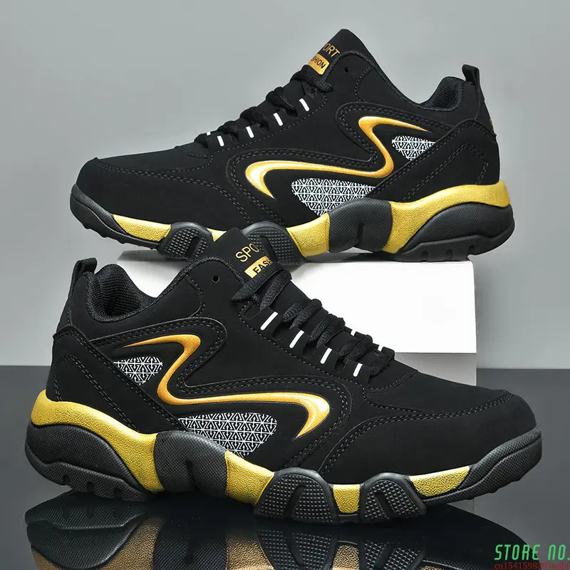 

2022 New Men's Sports Shoes Air Cushion Basketball Shoes Breathable PU Leather Sports Shoes Running Shoes Shoes Men Sneakers