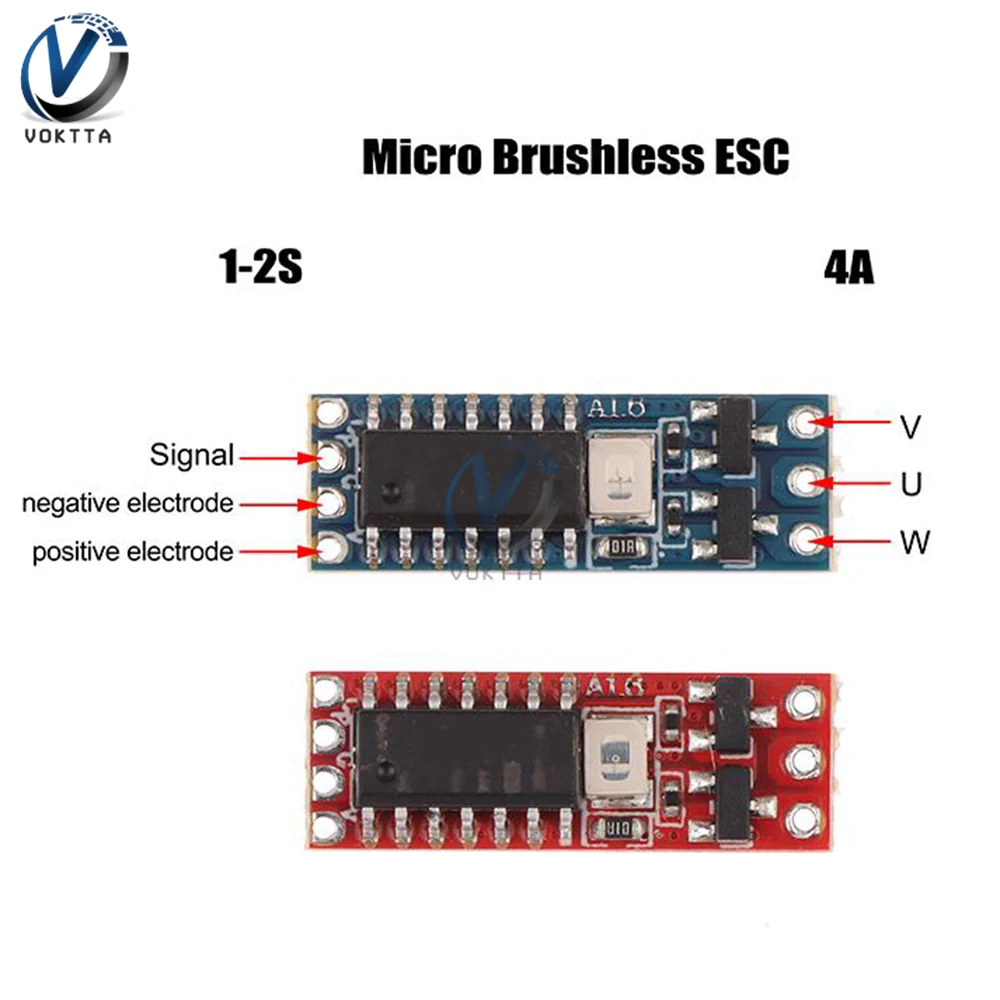 DC3.7V-8.4V мини-контроллер двигателя плата драйвера бесщеточного модуль привода