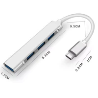otg hub type c to multiple usb ports adapter for pc computer desktop laptop extend mouse keyboard u disk portable accessories