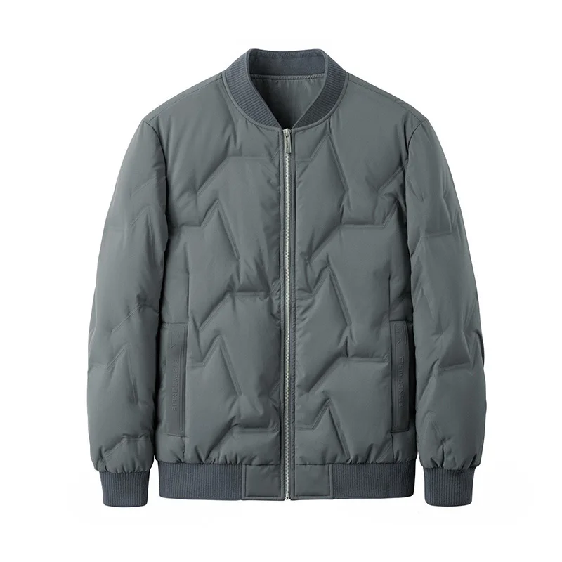 Down Coat High Down Men's Winter Thickened Warm Baseball Collar Jacket Coat Men's Coat