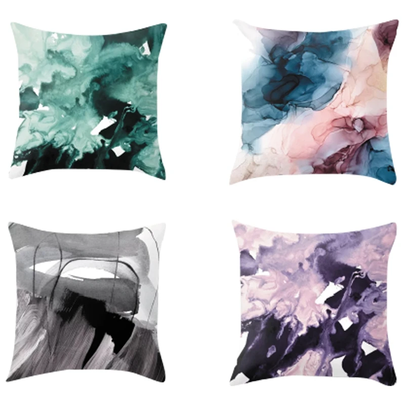 

Популярный Чехол-Подушка с абстрактным рисунком, декоративная квадратная подушка для дома, стула, дивана