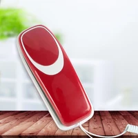 Mini Desktop Corded Landline Phone Fixed Wired Telephone Wall Mountable Mute Pause Redial Functions for Home Hotel Office Bank