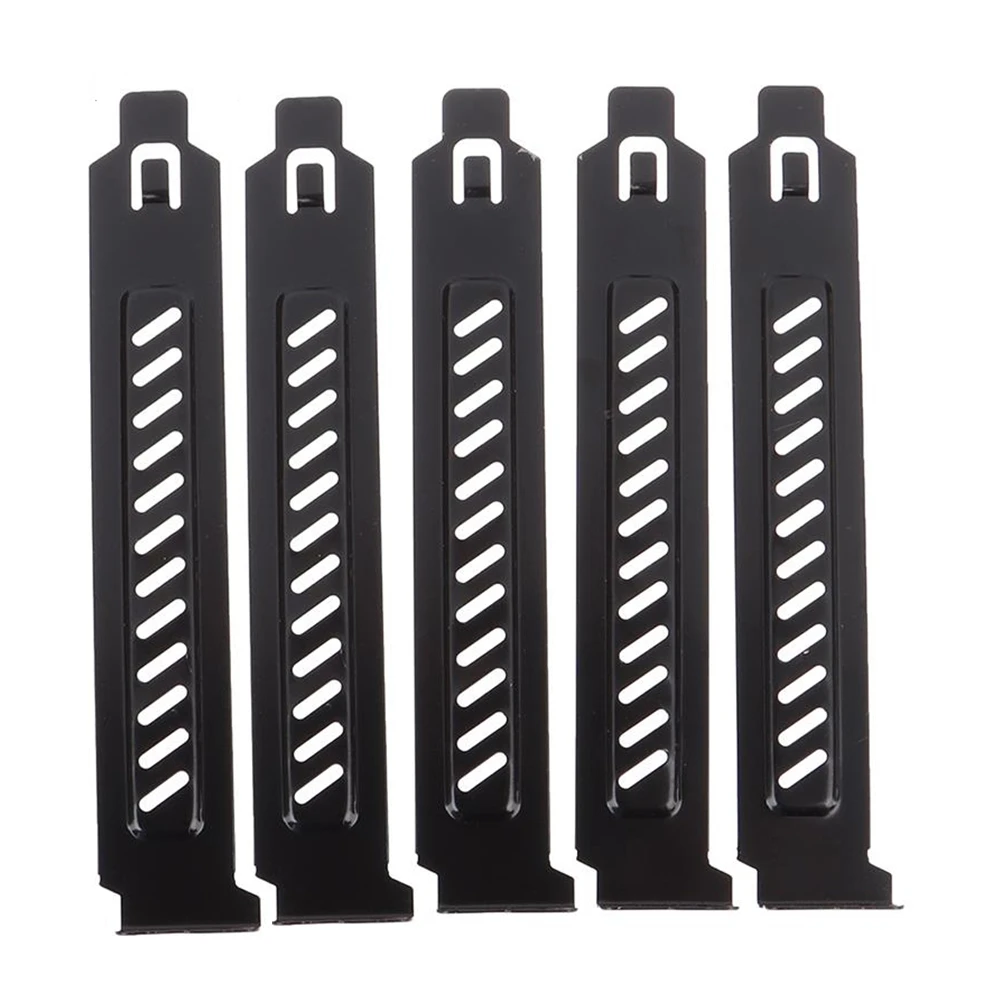 

New 5 Pieces PCI Slot Cover / PCI Slot Dust Cover Filter Blanking Board Cooling Fan Dust Filter Ventilation PC Computer Case