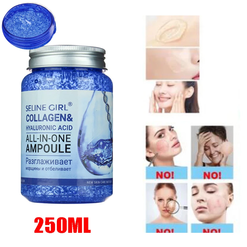 

250ml All in One Ampoule Serum Collagen Hyaluronic Acid Face Serum Anti-wrinkle Korean Skin Care Cosmetics