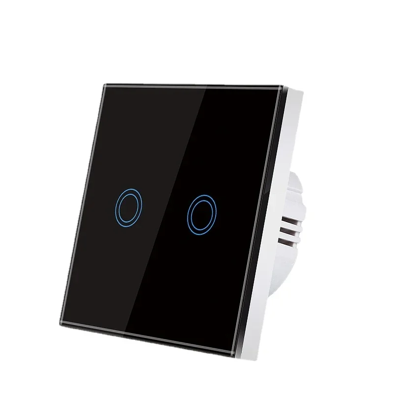 

Настенный сенсорный выключатель Depo Guye черный акрил 220В