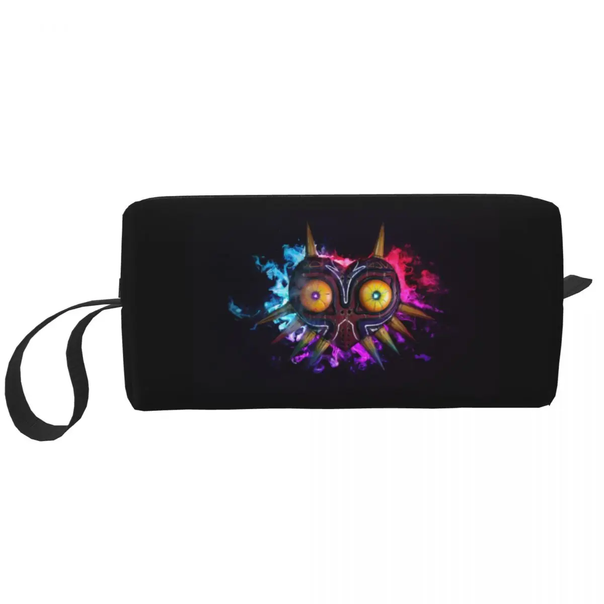 

Custom Zeldas Game Travel Cosmetic Bag for Women Fashion Majora Toiletry Makeup Organizer Lady Beauty Storage Dopp Kit