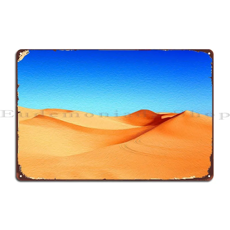 

Sand Dunes Metal Signs Cinema Custom Mural Wall Custom Tin Sign Poster