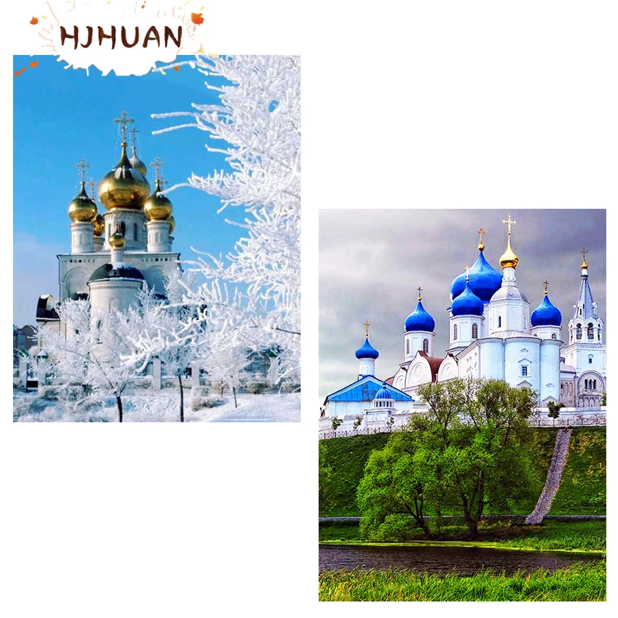 

5d алмазная вышивка «сделай сам», «Замок», вышивка крестиком с современным декором, мозаика, алмазная живопись, полные квадратные/круглые ка...