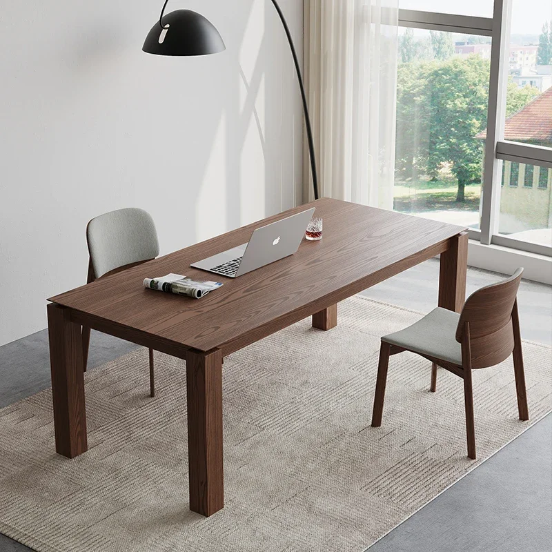 Деревянные прямоугольные столы в скандинавском стиле квадратные и стулья