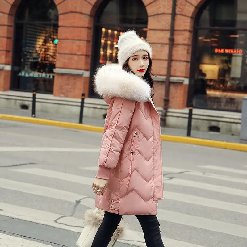 

2022 New Autumn Winter Jackets Women Parkas Hooded Thick Cotton Padded Parkas Female Short Coats Loose Warm Outerwear A177
