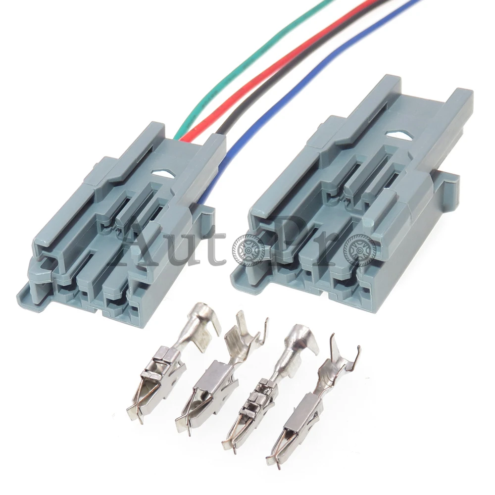 

1 комплект 4 отверстия 1326490-3 автомобильный проводной Кабельный разъем автомобильные аксессуары Автомобильный композитный разъем