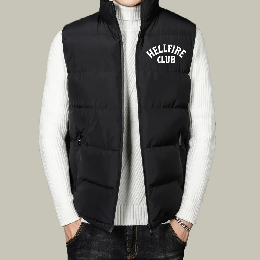 

Men Sleeveless Garment Harajuku Jacket Y2k Zip Vest Black Upper Outer Garment Unisex Coat Sleeveless Vests Streetwear Cloth